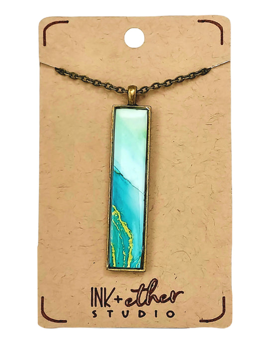 Hand-painted necklace