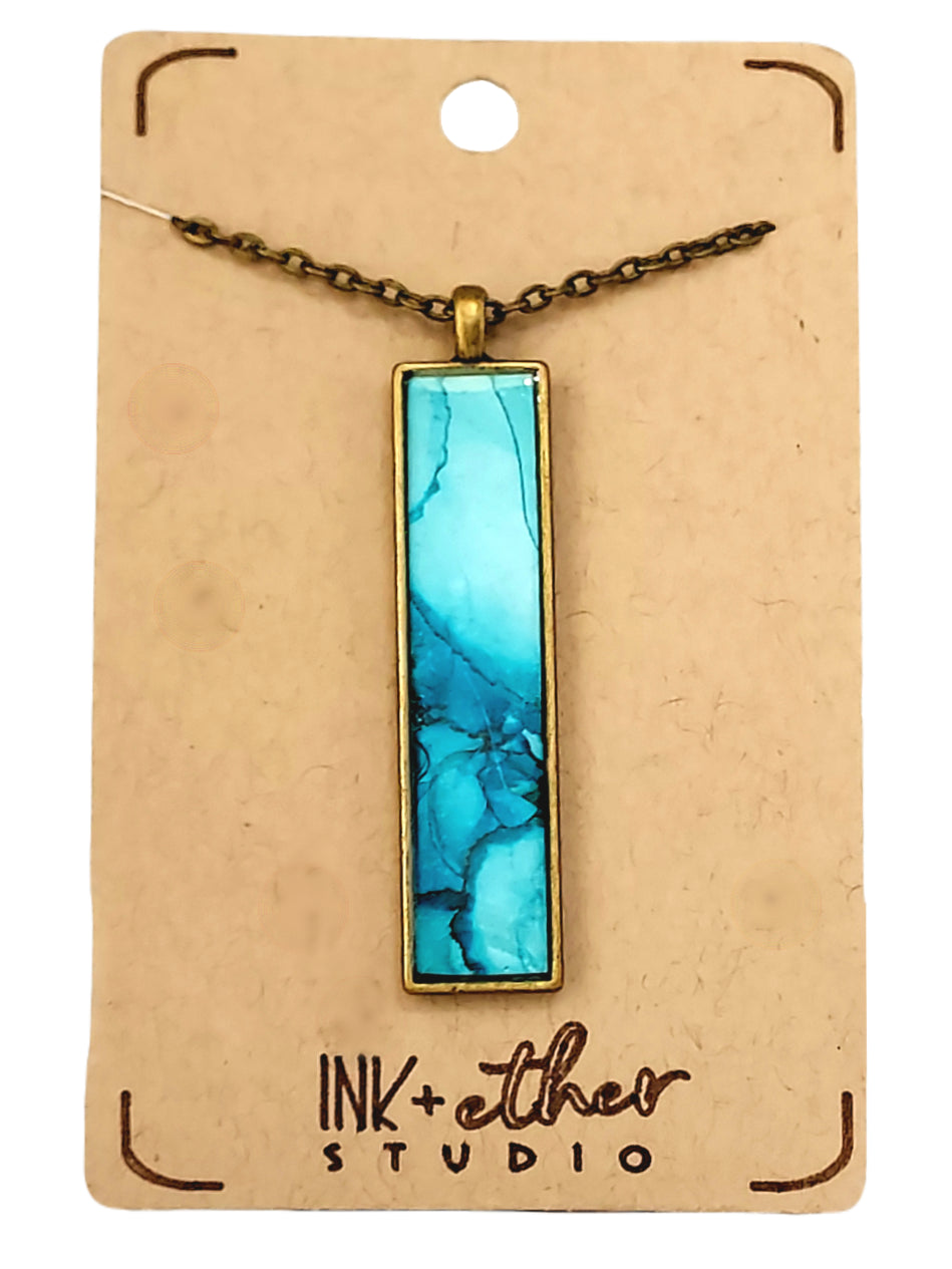 Hand-painted necklace