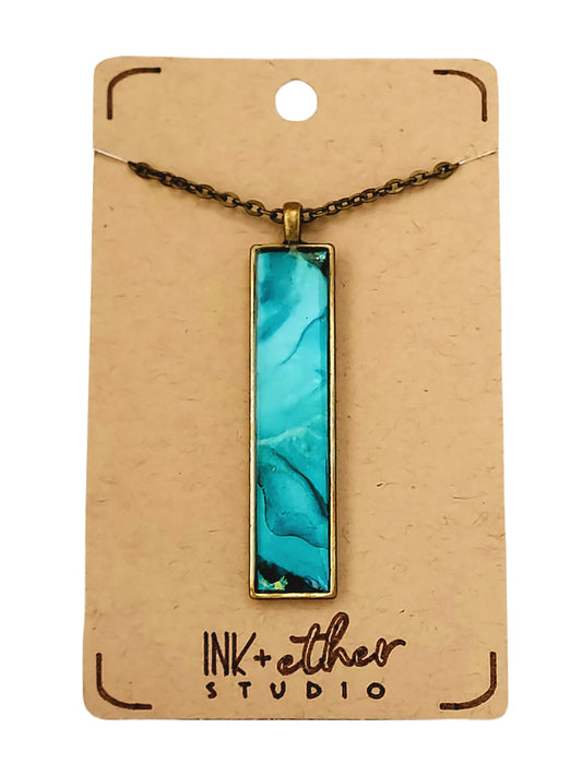 Hand-painted necklace