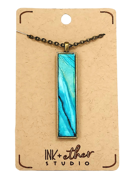 Hand-painted necklace