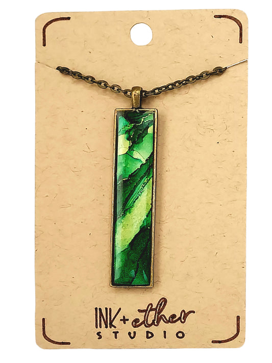 Hand-painted necklace