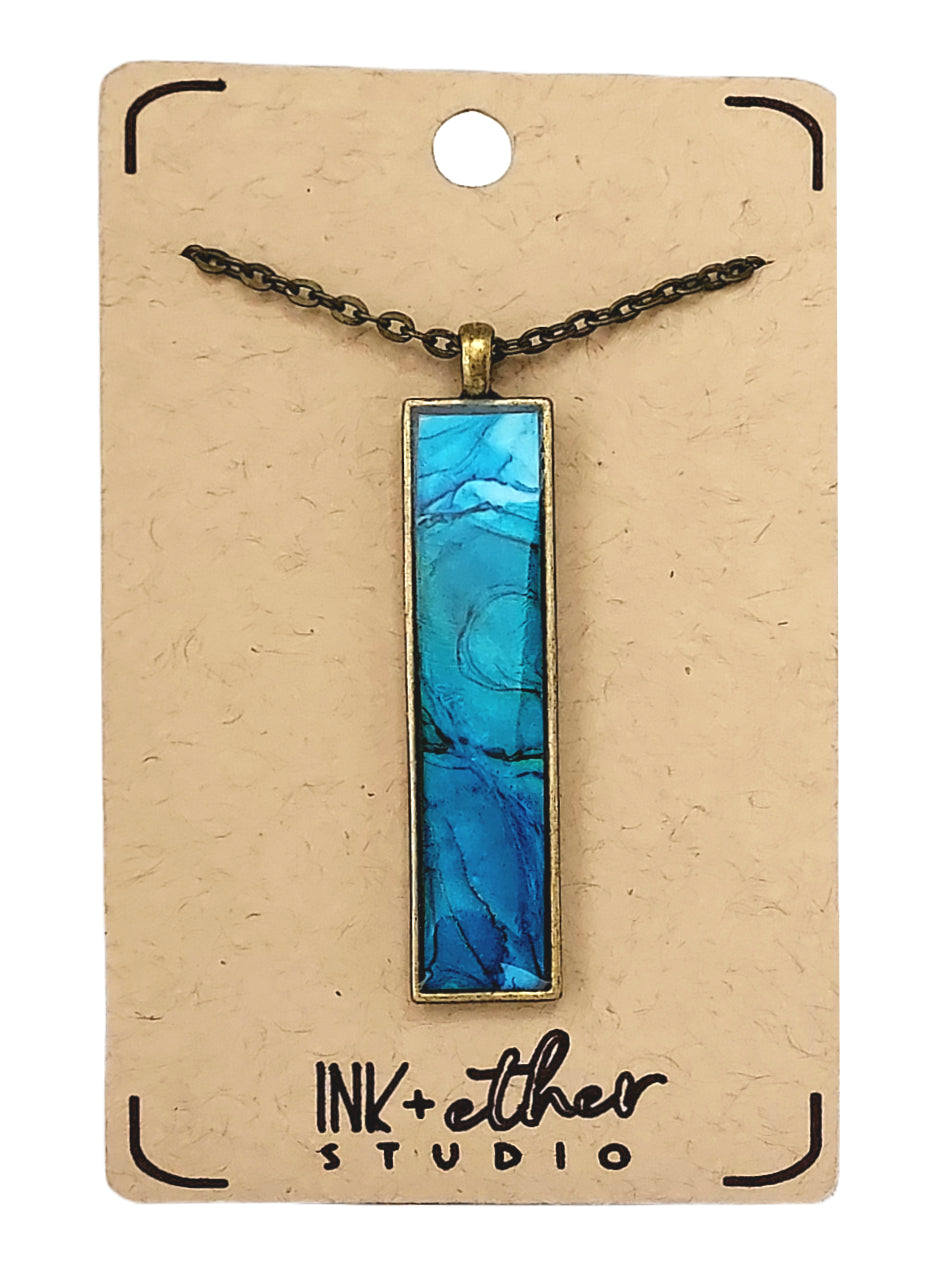 Hand-painted necklace