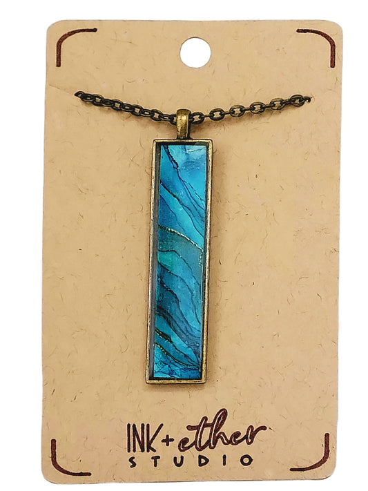 Hand-painted necklace