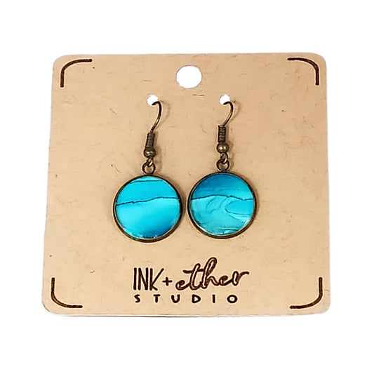 Hand-painted earrings