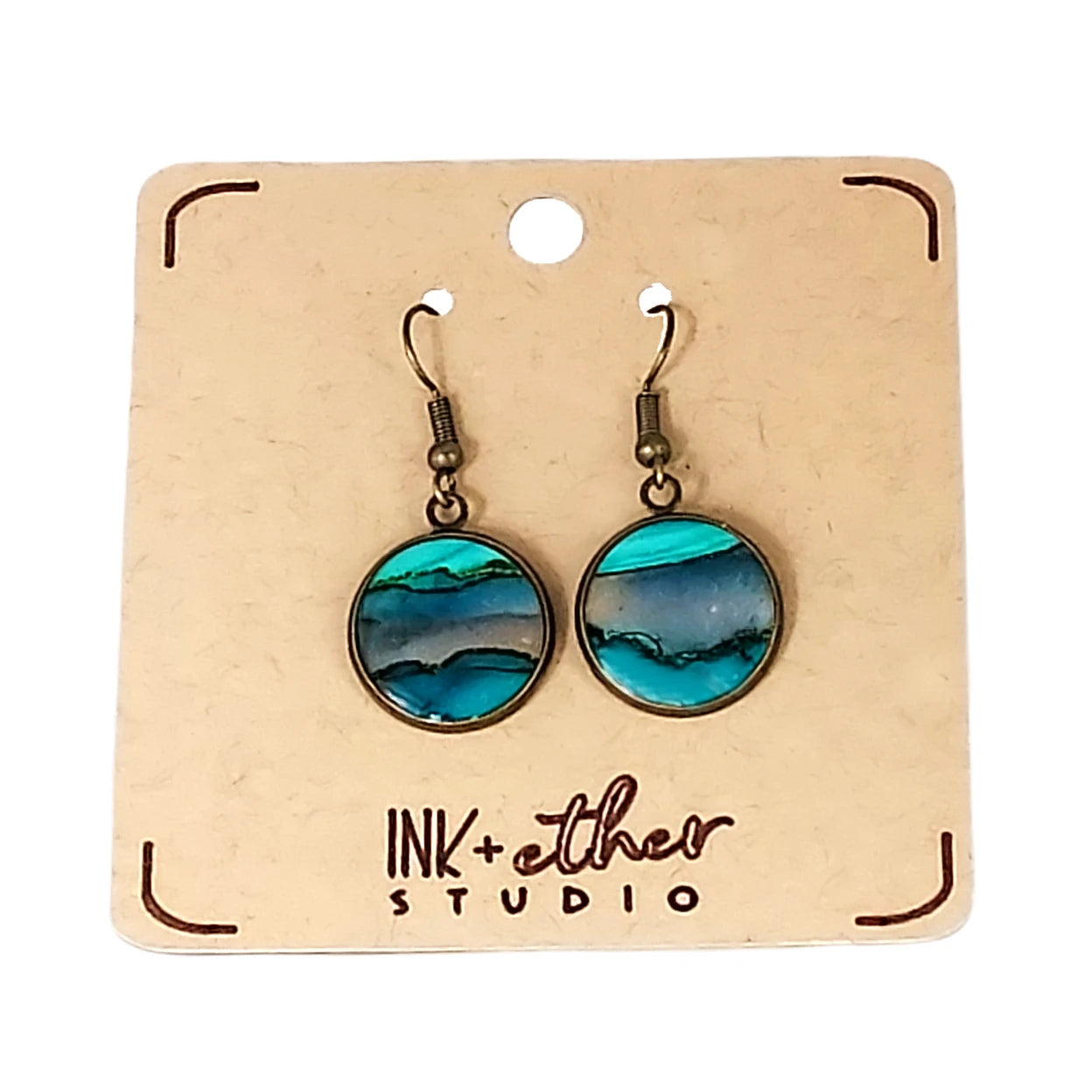 Hand-painted earrings