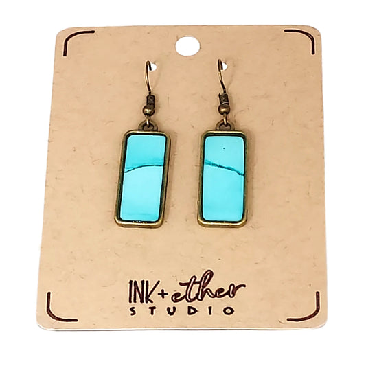 Hand-painted earrings