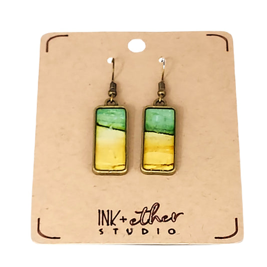 Hand-painted earrings