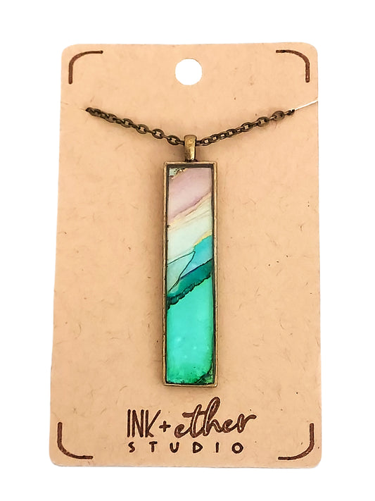 Hand-painted necklace