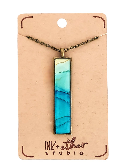 Hand-painted necklace