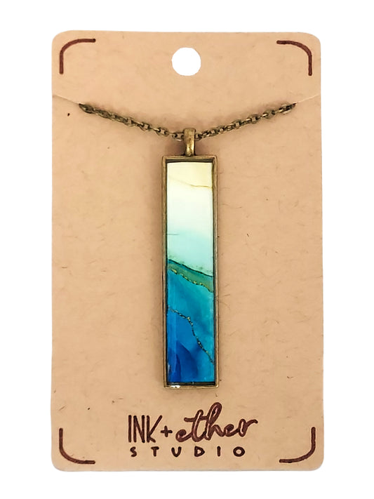 Hand-painted necklace