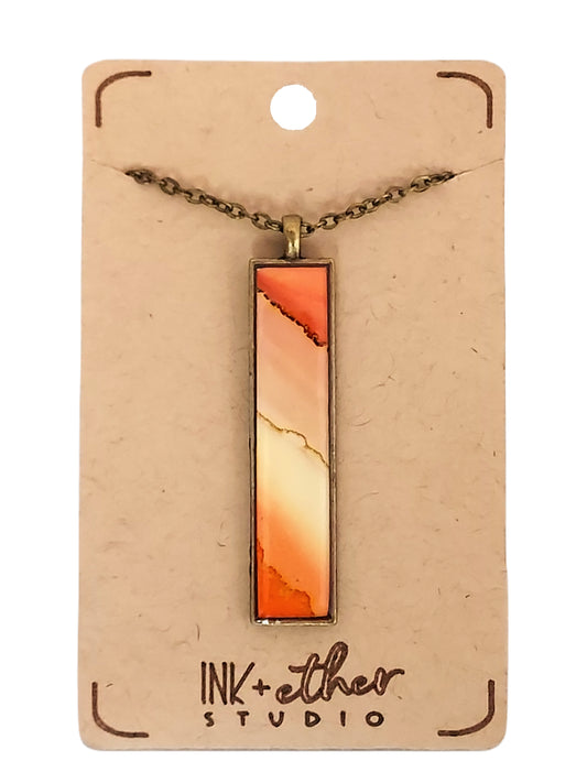 Hand-painted necklace