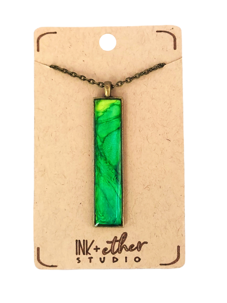 Hand-painted necklace