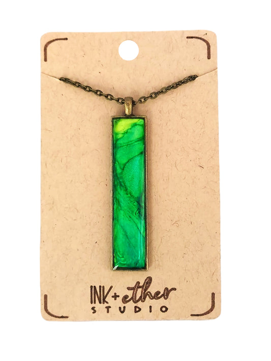 Hand-painted necklace