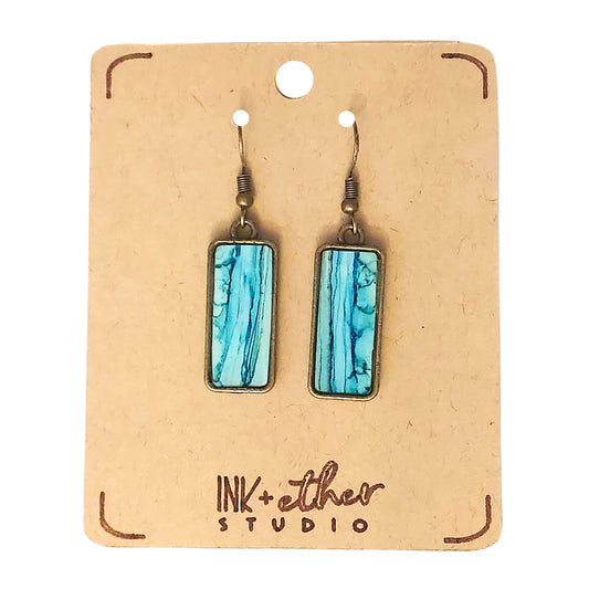 Hand-painted earrings