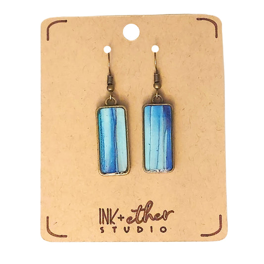Hand-painted earrings