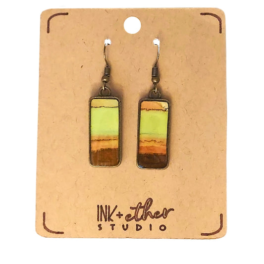 Hand-painted earrings