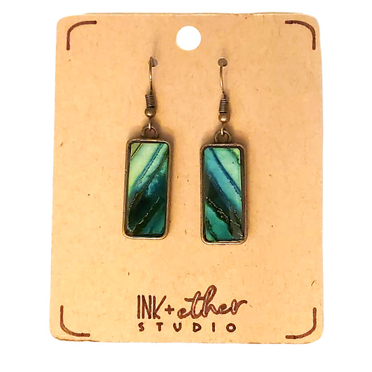Hand-painted earrings