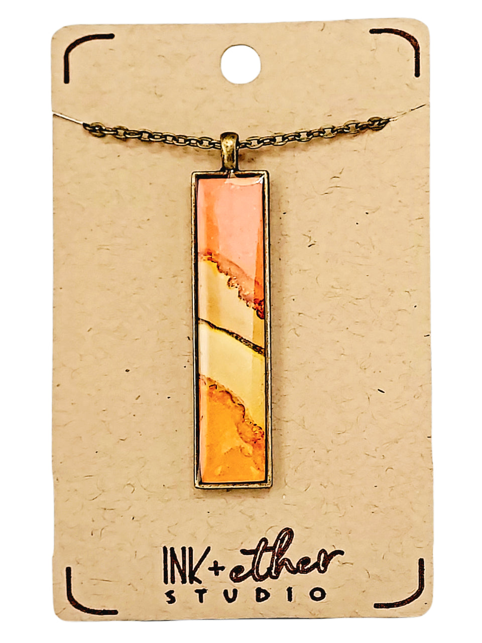 Hand-painted necklace