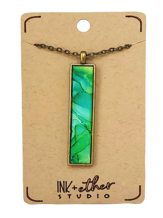 Hand-painted necklace