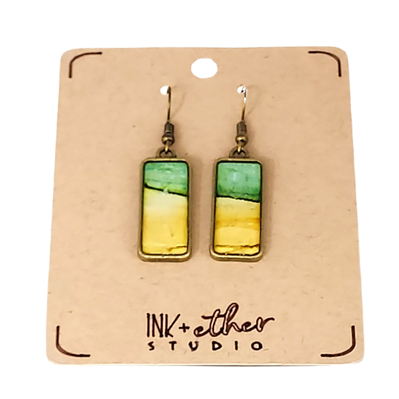 Hand-painted earrings