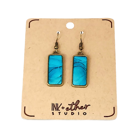 Hand-painted earrings