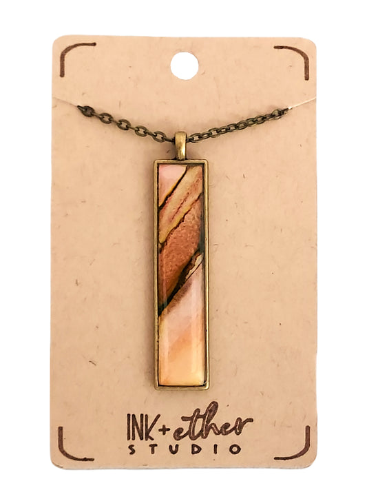 Hand-painted necklace