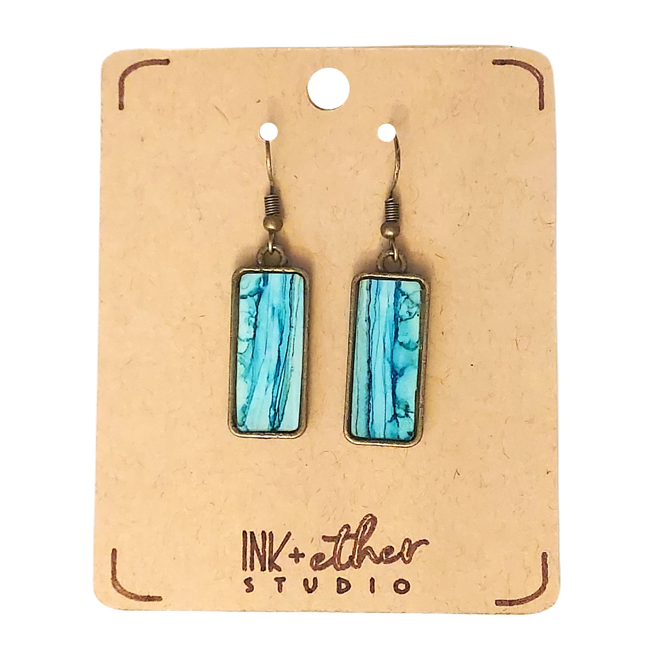 Hand-painted earrings