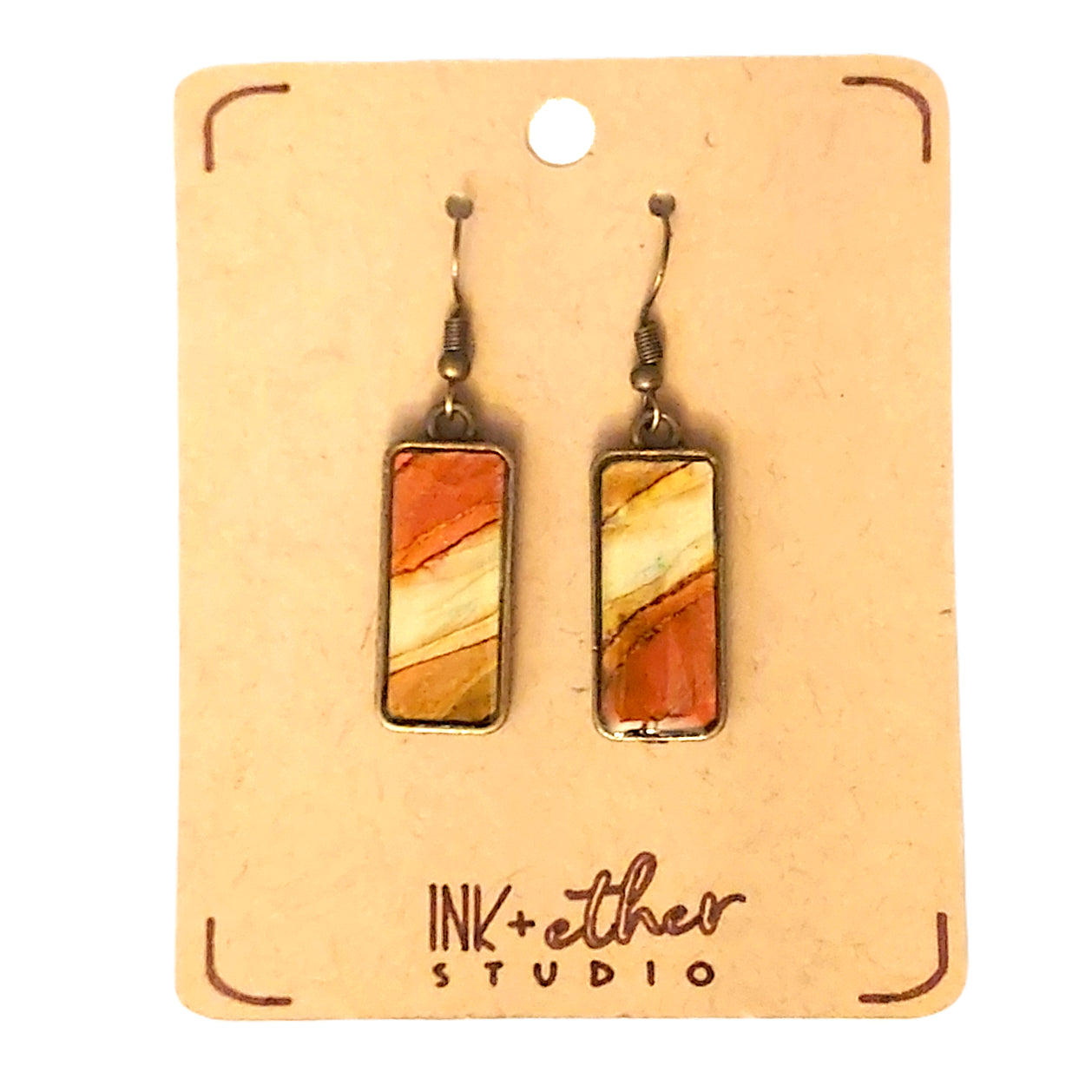 Hand-painted earrings