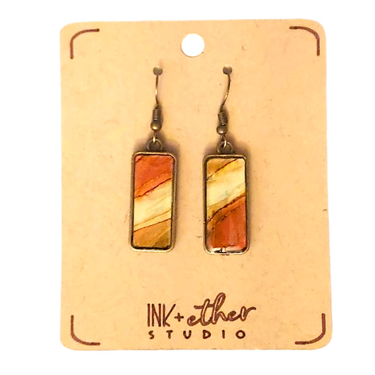 Hand-painted earrings